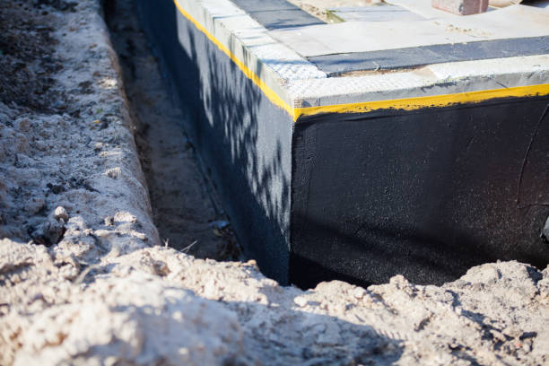 Residential Interior Drainage System installation at a Elrod, AL home by SJ Waterproofing Pros
